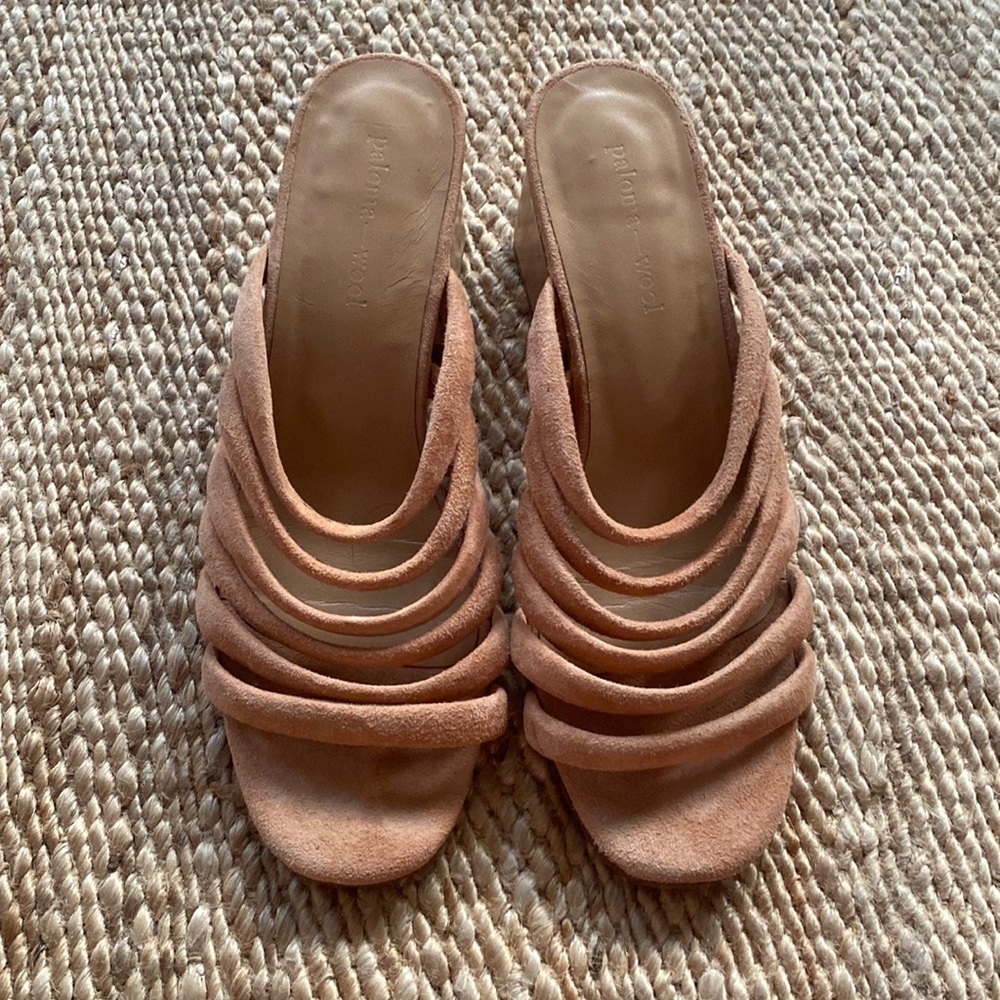 Paloma Wool suede heeled sandal